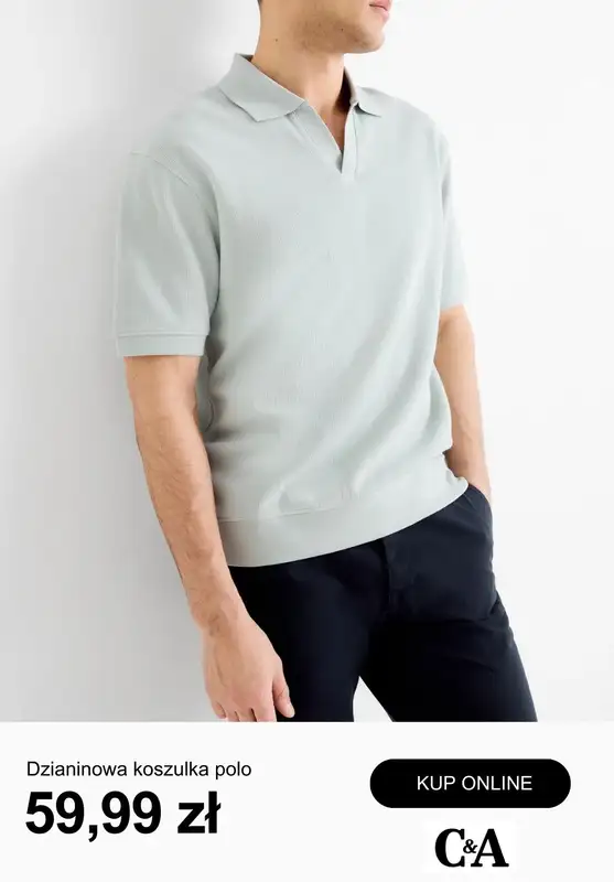C&A - gazetka promocyjna Koszulki polo od 29,99 zł od środy 18.03  - strona 6