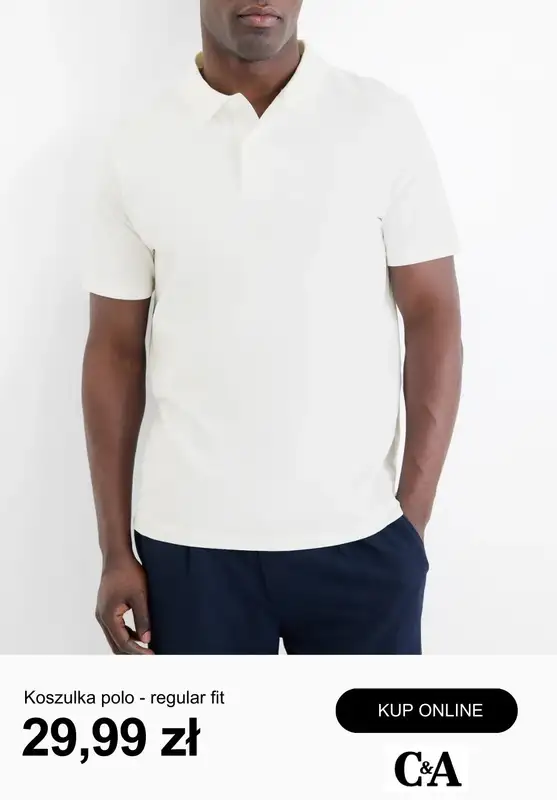 C&A - gazetka promocyjna Koszulki polo od 29,99 zł od środy 18.03  - strona 13
