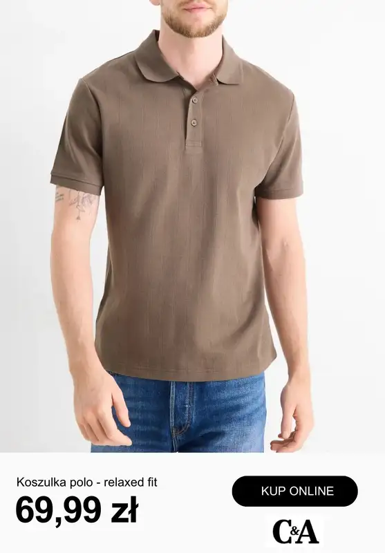 C&A - gazetka promocyjna Koszulki polo od 29,99 zł od środy 18.03  - strona 12