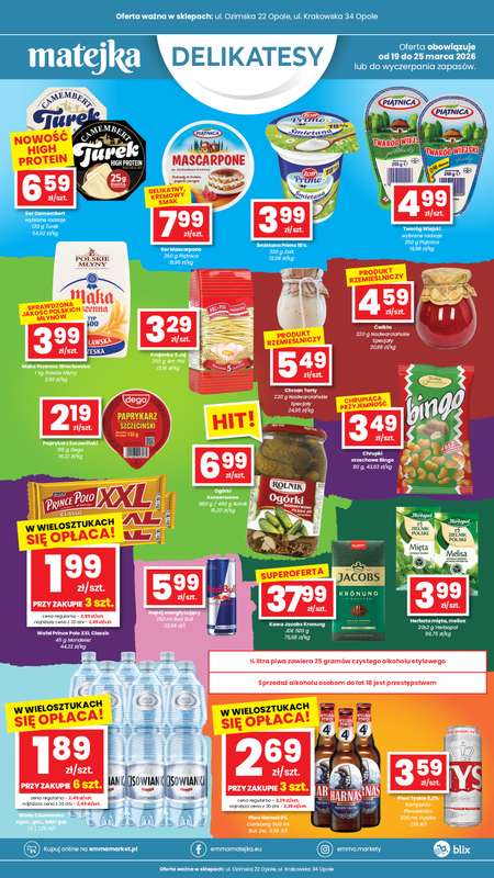 emma MARKET - gazetka promocyjna Matejka Delikatesy Opole ul. Krakowska i Ozimska od czwartku 19.03 do środy 25.03 - strona 2