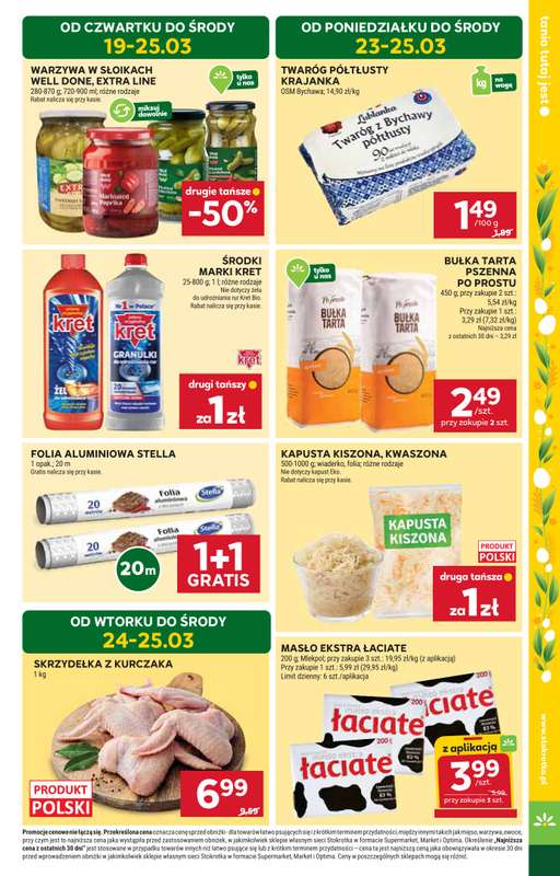 Stokrotka - gazetka promocyjna Gazetka Supermarket od czwartku 19.03 do środy 25.03 - strona 5