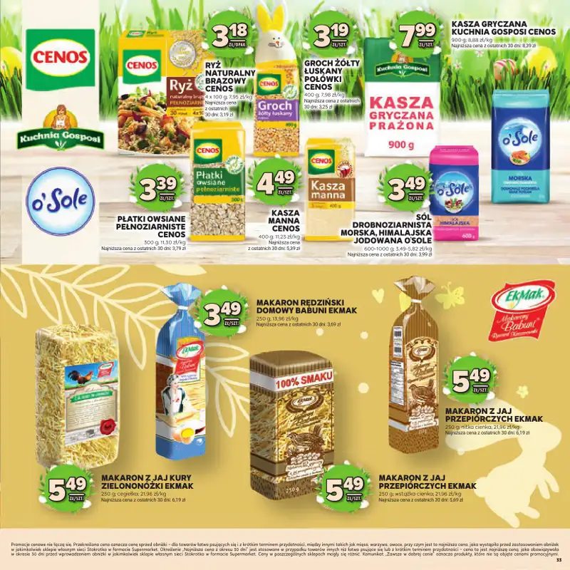Stokrotka - gazetka promocyjna Katalog Wielkanocny!  do środy 08.04 - strona 33
