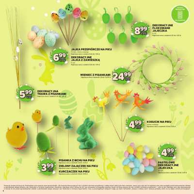 Stokrotka - gazetka promocyjna Katalog Wielkanocny!  do środy 08.04 - strona 6