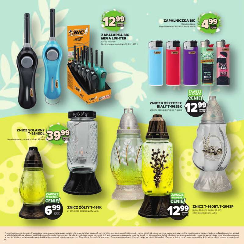 Stokrotka - gazetka promocyjna Katalog Wielkanocny!  do środy 08.04 - strona 16