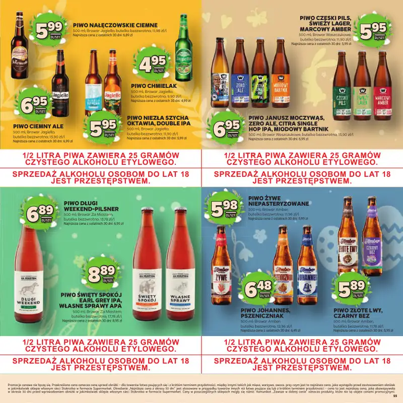 Stokrotka - gazetka promocyjna Katalog Wielkanocny!  do środy 08.04 - strona 55