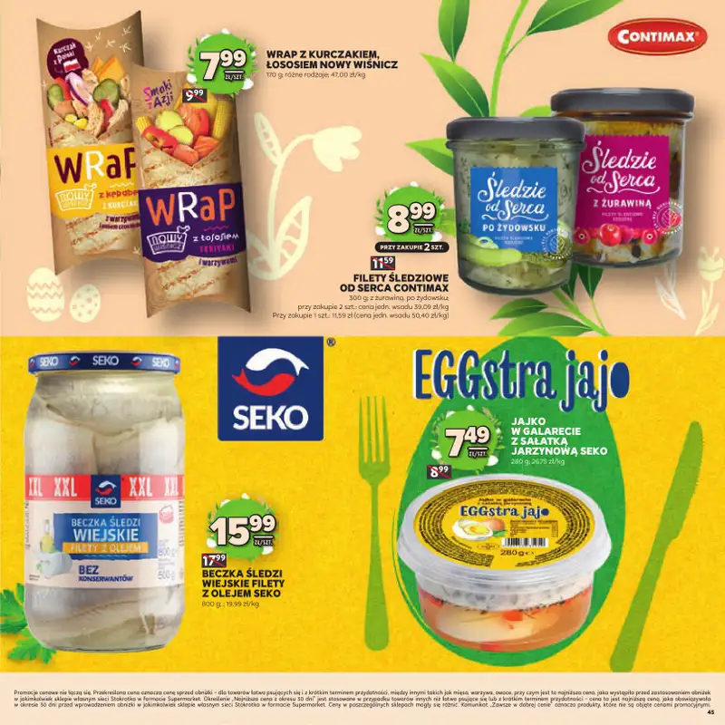 Stokrotka - gazetka promocyjna Katalog Wielkanocny!  do środy 08.04 - strona 45