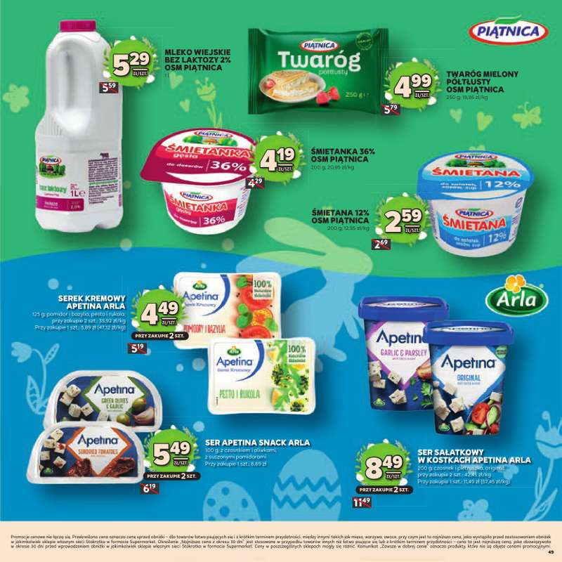 Stokrotka - gazetka promocyjna Katalog Wielkanocny!  do środy 08.04 - strona 49