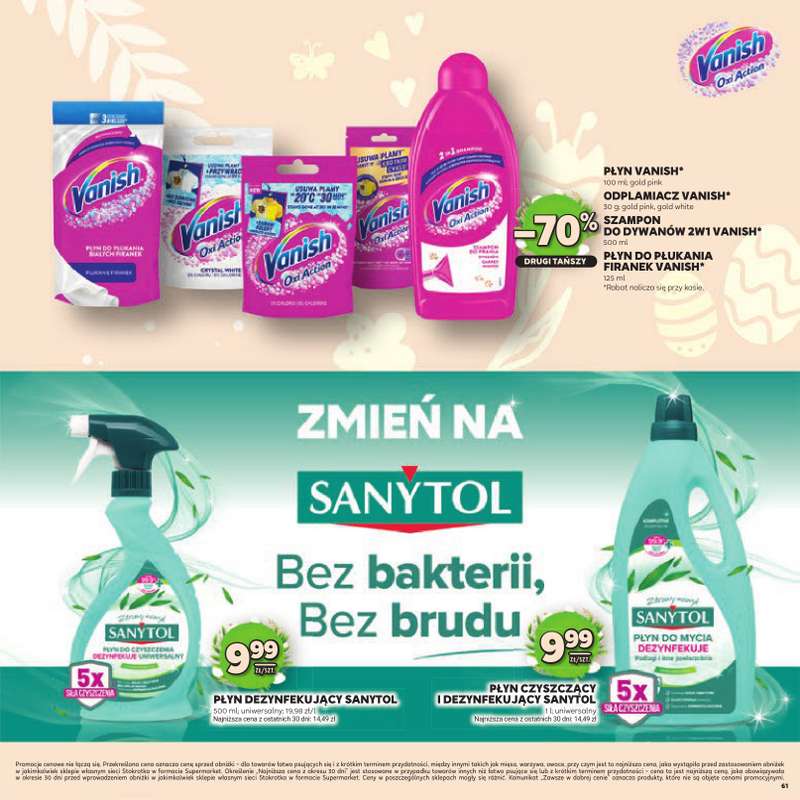 Stokrotka - gazetka promocyjna Katalog Wielkanocny!  do środy 08.04 - strona 61