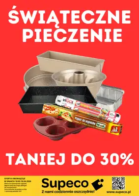 Supeco - gazetka promocyjna Świąteczne pieczenie od środy 18.03 do soboty 18.04