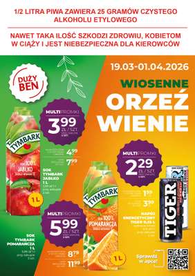 Duży Ben - gazetka promocyjna Gazetka piwna od czwartku 19.03 do środy 01.04