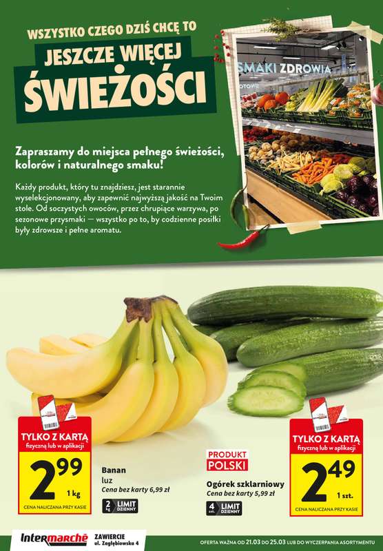 Intermarche - gazetka promocyjna Zawiercie - Wielkie otwarcie 21.03.2026 od soboty 21.03 do środy 25.03 - strona 3