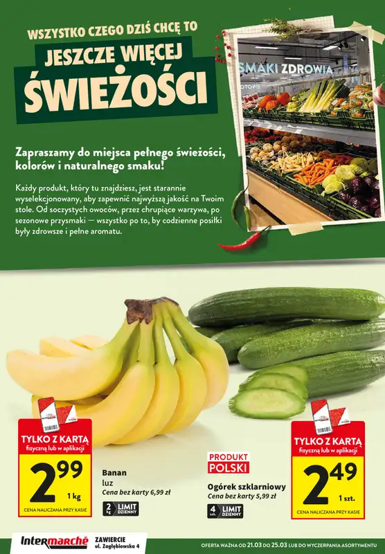 Intermarche - gazetka promocyjna Zawiercie - Wielkie otwarcie 21.03.2026 od soboty 21.03 do środy 25.03 - strona 3