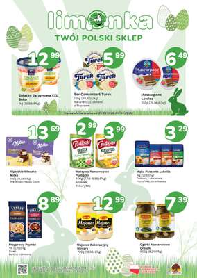 Limonka - gazetka promocyjna Plakaty promocyjne od czwartku 26.03 do soboty 04.04