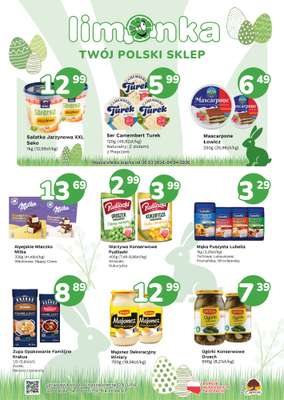 Limonka - gazetka promocyjna Plakaty promocyjne od czwartku 26.03 do soboty 04.04