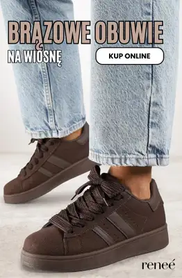 Renee - gazetka promocyjna Obuwie w odcieniach brązu od środy 18.03 do niedzieli 29.03