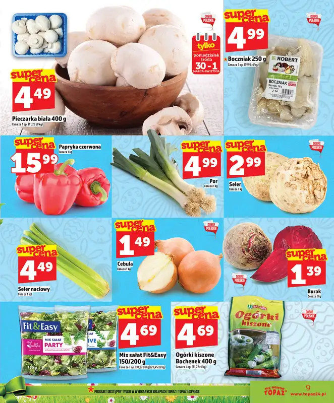 TOPAZ - gazetka promocyjna Nowa oferta od czwartku, 26.03 od czwartku 26.03 do środy 01.04 - strona 9