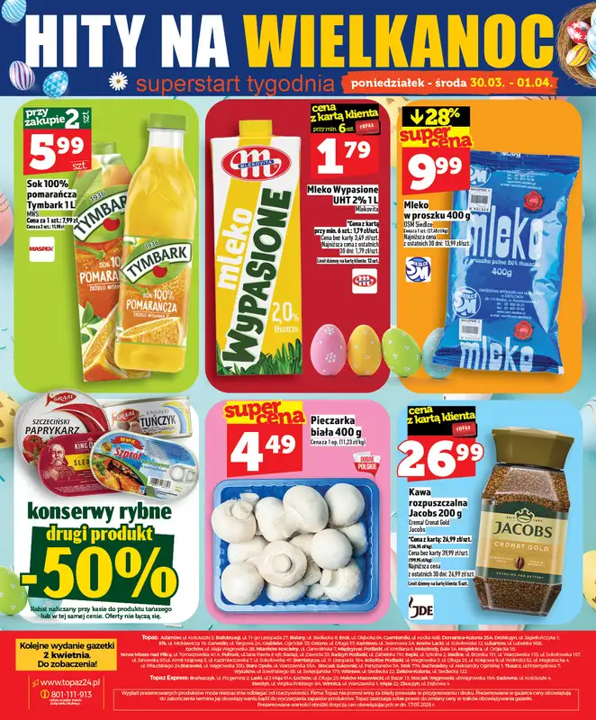 TOPAZ - gazetka promocyjna Nowa oferta od czwartku, 26.03 od czwartku 26.03 do środy 01.04 - strona 32
