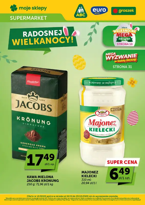 Groszek - gazetka promocyjna Gazetka Supermarket  