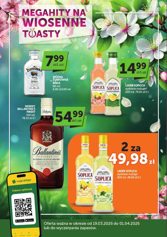 ABC - gazetka promocyjna Gazetka alkoholowa  do środy 01.04