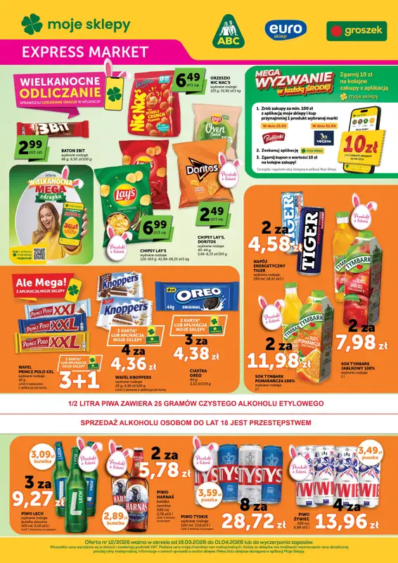 Groszek - gazetka promocyjna Gazetka Expressmarket  