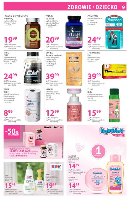 Hebe - gazetka promocyjna Gazetka od czwartku 19.03 do czwartku 02.04 - strona 9