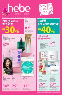 Hebe - gazetka promocyjna Gazetka od czwartku 19.03 do czwartku 02.04