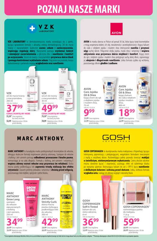 Hebe - gazetka promocyjna Gazetka od czwartku 19.03 do czwartku 02.04 - strona 10