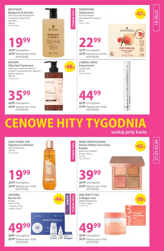 Hebe - gazetka promocyjna Gazetka od czwartku 19.03 do czwartku 02.04 - strona 11