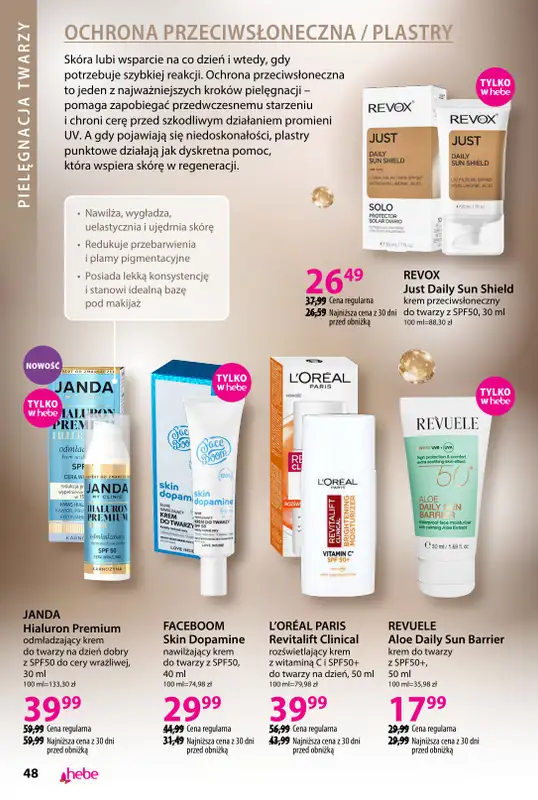 Hebe - gazetka promocyjna Katalog od czwartku 19.03 do piątku 17.04 - strona 48