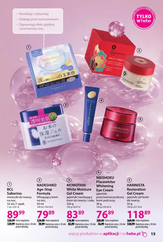 Hebe - gazetka promocyjna Katalog od czwartku 19.03 do piątku 17.04 - strona 15