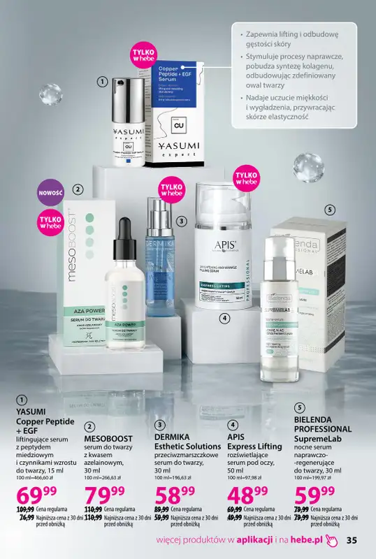 Hebe - gazetka promocyjna Katalog od czwartku 19.03 do piątku 17.04 - strona 35