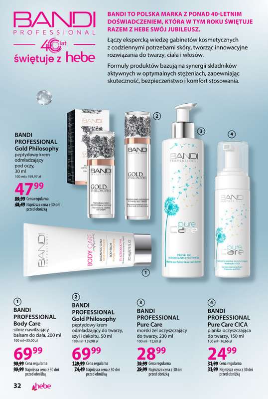 Hebe - gazetka promocyjna Katalog od czwartku 19.03 do piątku 17.04 - strona 32