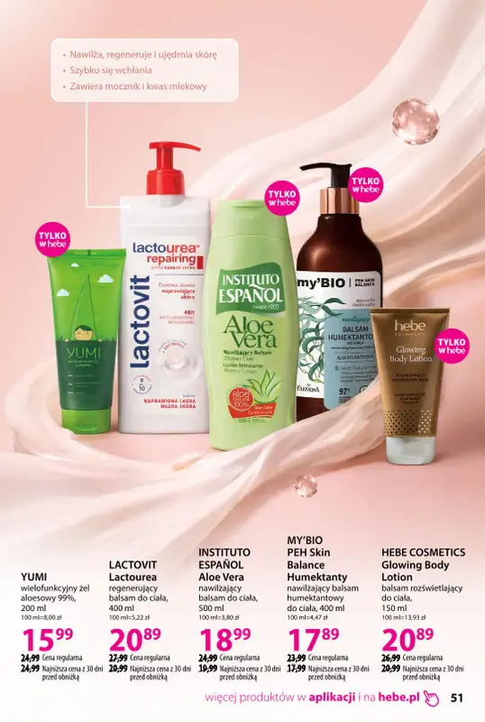 Hebe - gazetka promocyjna Katalog od czwartku 19.03 do piątku 17.04 - strona 51