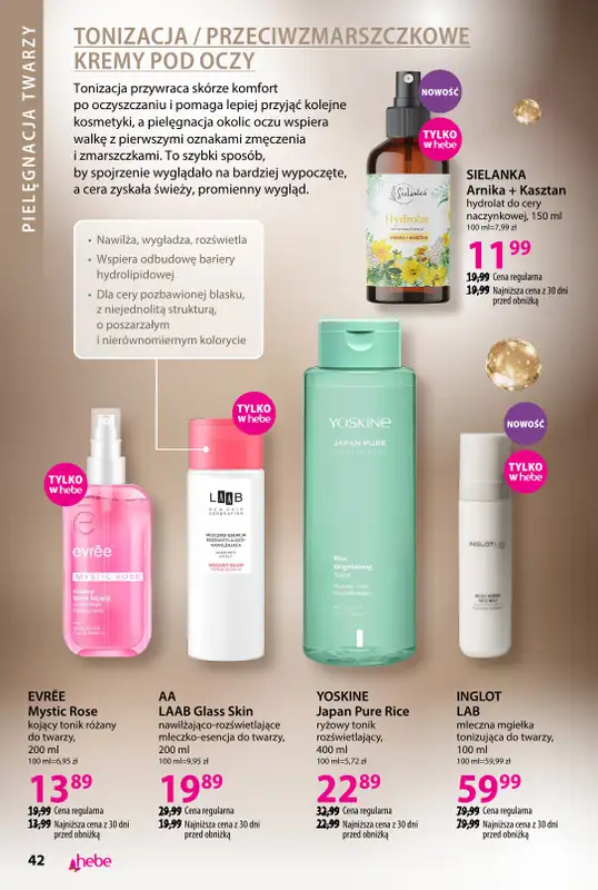 Hebe - gazetka promocyjna Katalog od czwartku 19.03 do piątku 17.04 - strona 42