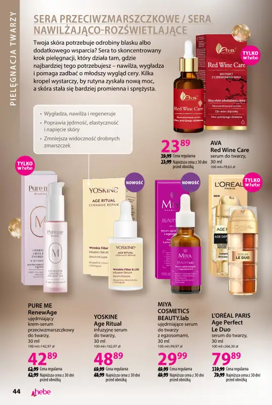 Hebe - gazetka promocyjna Katalog od czwartku 19.03 do piątku 17.04 - strona 44