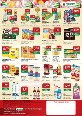 MALINKA - gazetka promocyjna Gazetka od czwartku 19.03 do soboty 04.04 - strona 2