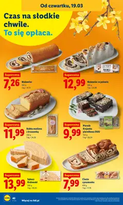 Lidl - gazetka promocyjna Oferta od czwartku od czwartku 19.03 do soboty 21.03 - strona 42