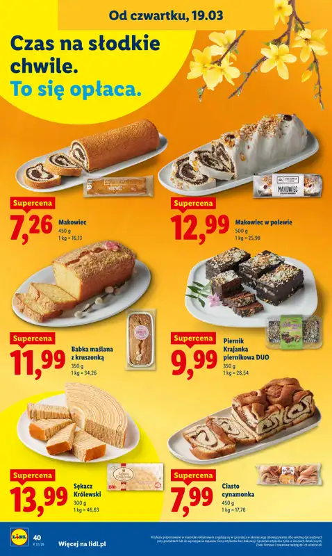 Lidl - gazetka promocyjna Oferta od czwartku od czwartku 19.03 do soboty 21.03 - strona 42