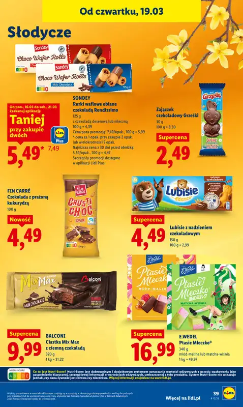 Lidl - gazetka promocyjna Oferta od czwartku od czwartku 19.03 do soboty 21.03 - strona 41