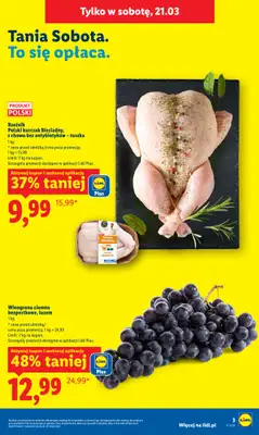 Lidl - gazetka promocyjna Oferta od czwartku od czwartku 19.03 do soboty 21.03 - strona 3