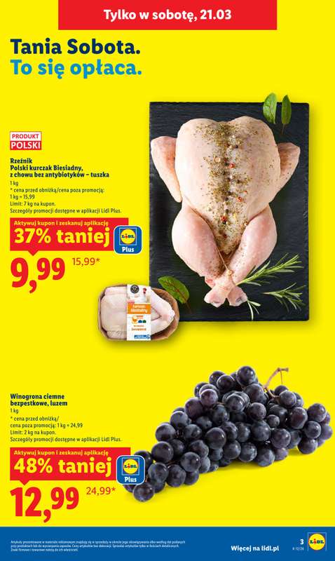 Lidl - gazetka promocyjna Oferta od czwartku od czwartku 19.03 do soboty 21.03 - strona 3