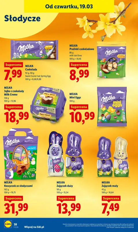 Lidl - gazetka promocyjna Oferta od czwartku od czwartku 19.03 do soboty 21.03 - strona 40