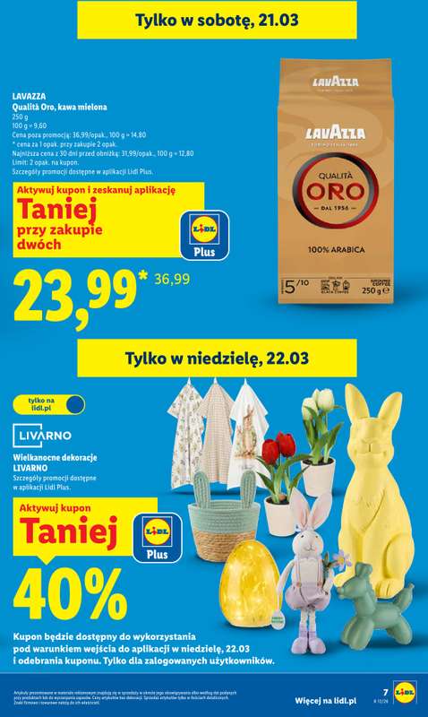 Lidl - gazetka promocyjna Oferta od czwartku od czwartku 19.03 do soboty 21.03 - strona 7