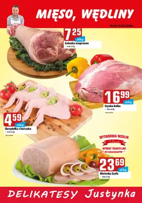 Delikatesy Justynka - gazetka promocyjna Plakaty promocyjne od czwartku 19.03 do niedzieli 22.03 - strona 2