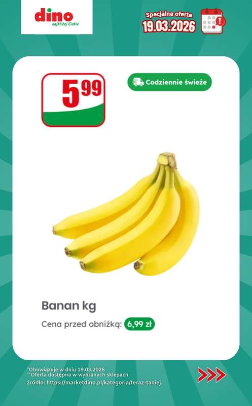 Dino - gazetka promocyjna Specjalna oferta na 19.03.2026 - promocje spoza gazetki od czwartku 19.03 do czwartku 19.03 - strona 2
