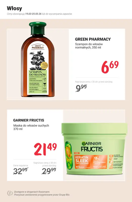 Rossmann - gazetka promocyjna MEGA promocje z nowej gazetki od czwartku 19.03 do środy 25.03 - strona 6