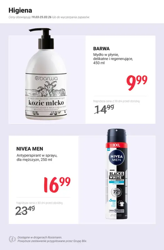 Rossmann - gazetka promocyjna MEGA promocje z nowej gazetki od czwartku 19.03 do środy 25.03 - strona 9