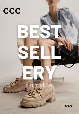 CCC - gazetka promocyjna BESTSELLERY - obuwie damskie od czwartku 19.03 