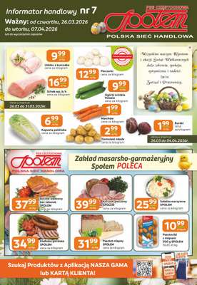 Społem Częstochowa - gazetka promocyjna Gazetka od czwartku 26.03 do wtorku 07.04