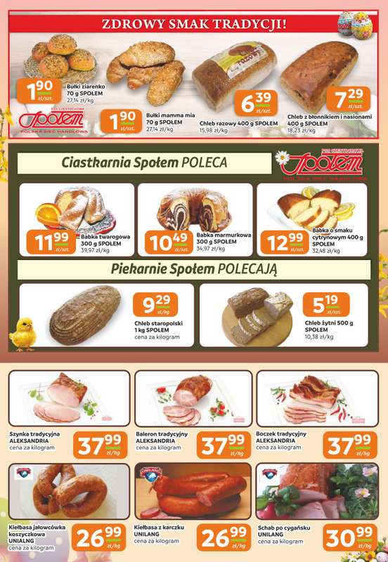 Społem Częstochowa - gazetka promocyjna Gazetka od czwartku 26.03 do wtorku 07.04 - strona 2